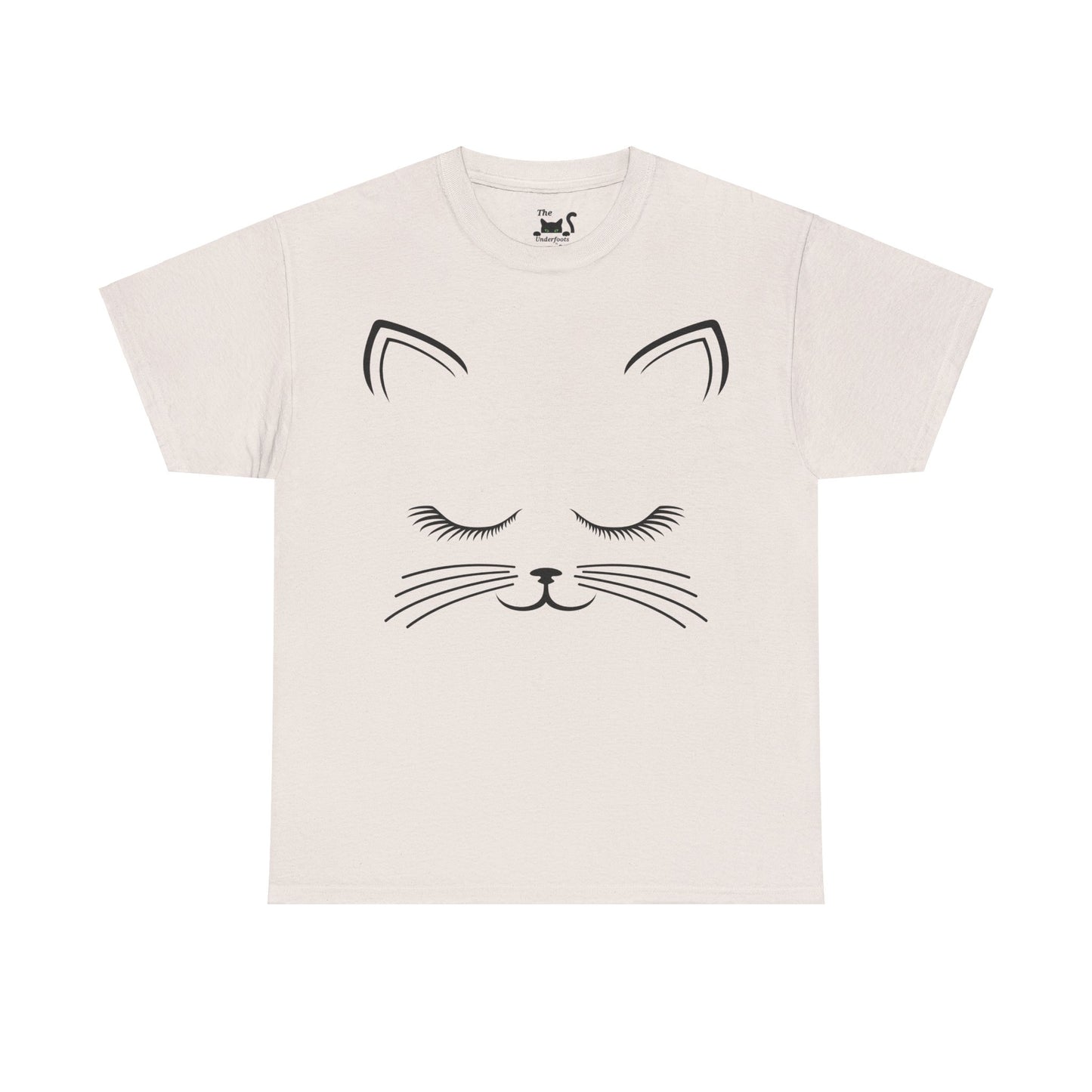 Cat Face Unisex Heavy Cotton Tee