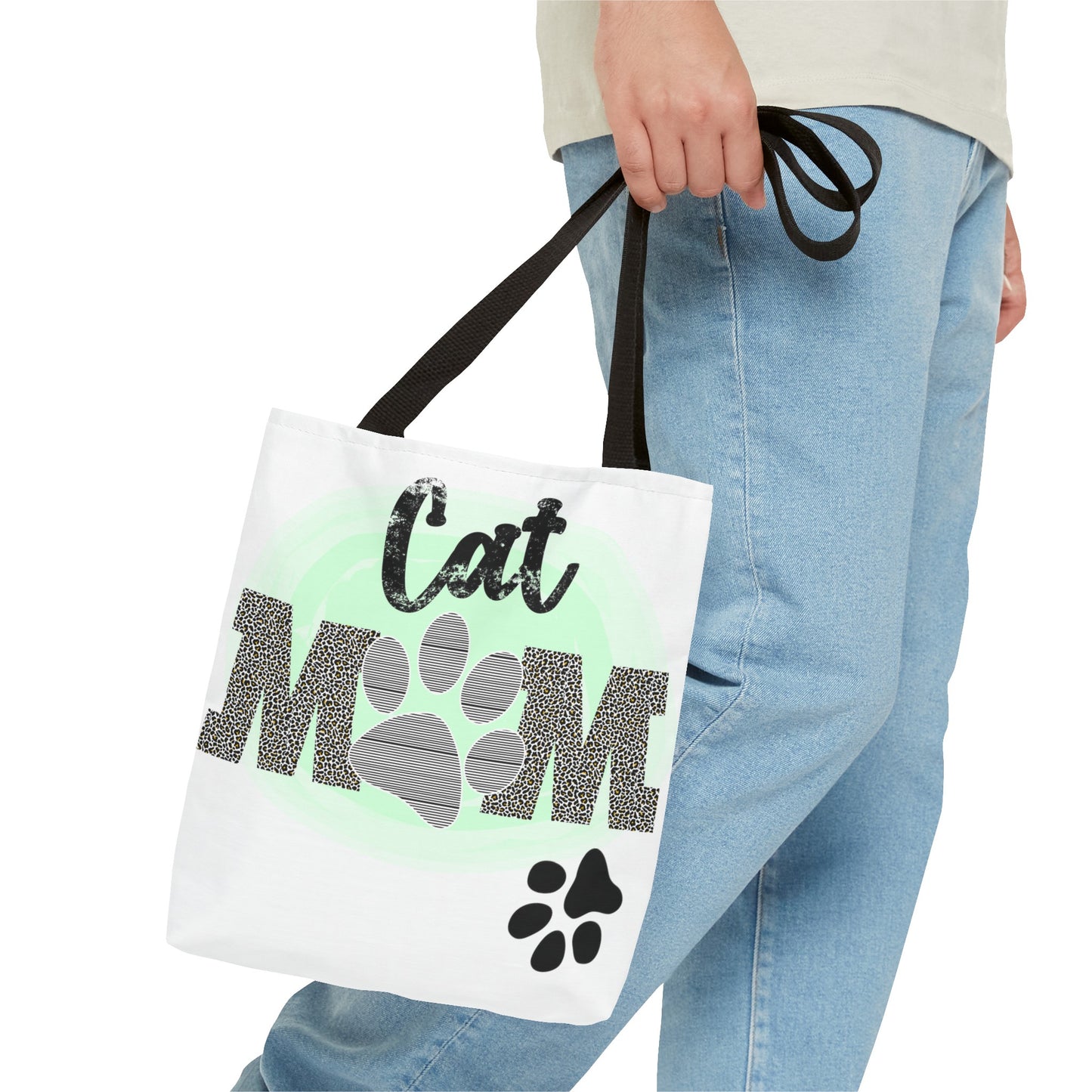 Cat Mom Tote Bag (AOP)