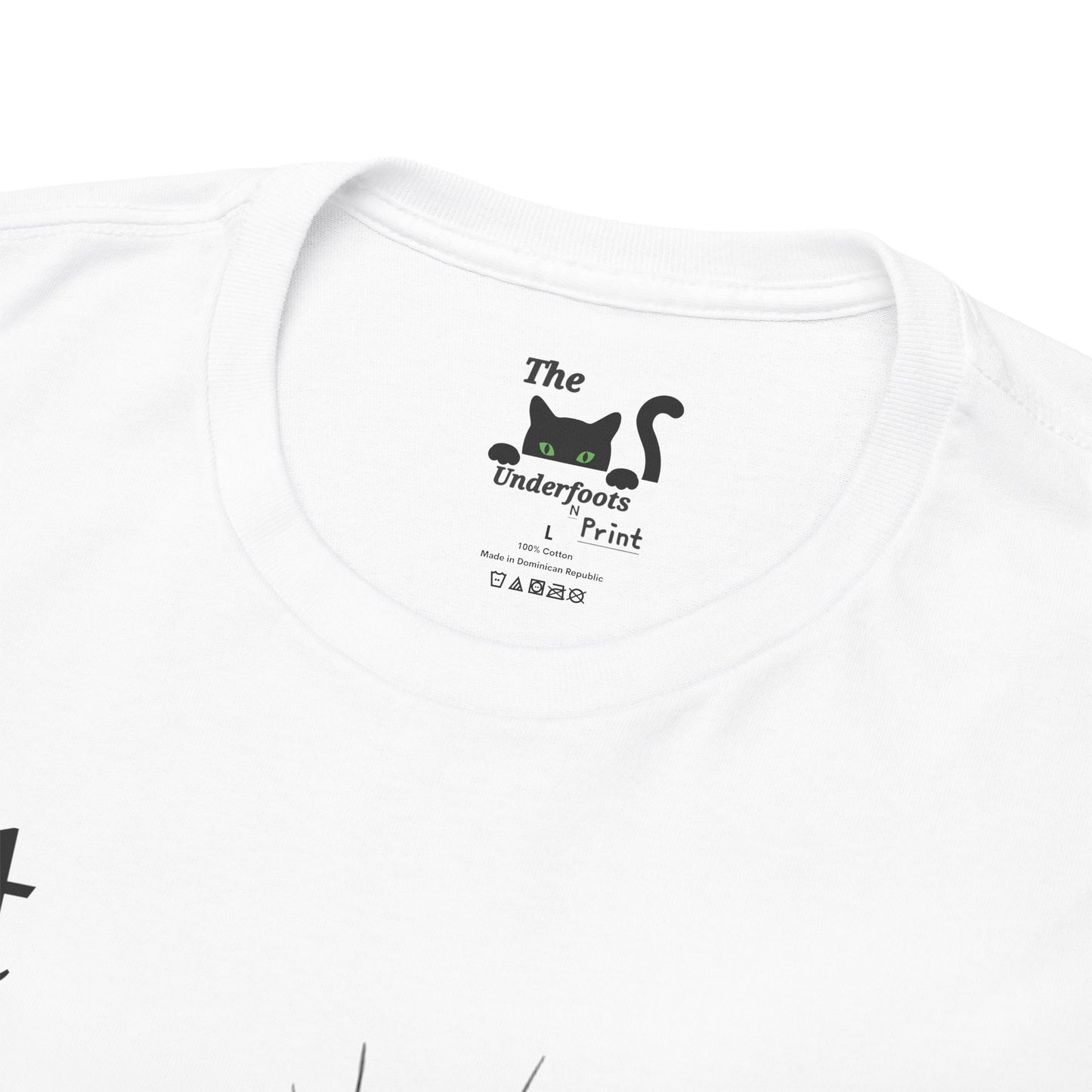 Let a cat rescue you Unisex Heavy Cotton Cat Tee