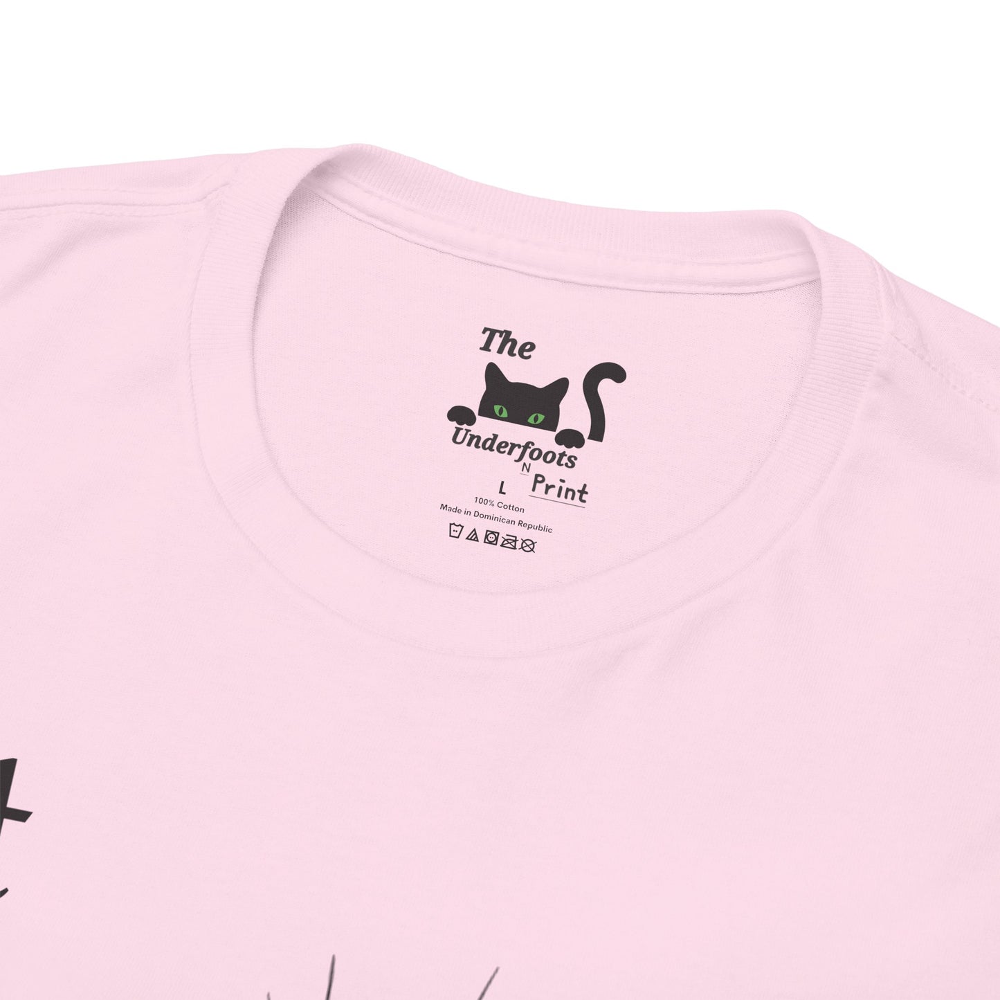 Let a cat rescue you Unisex Heavy Cotton Cat Tee