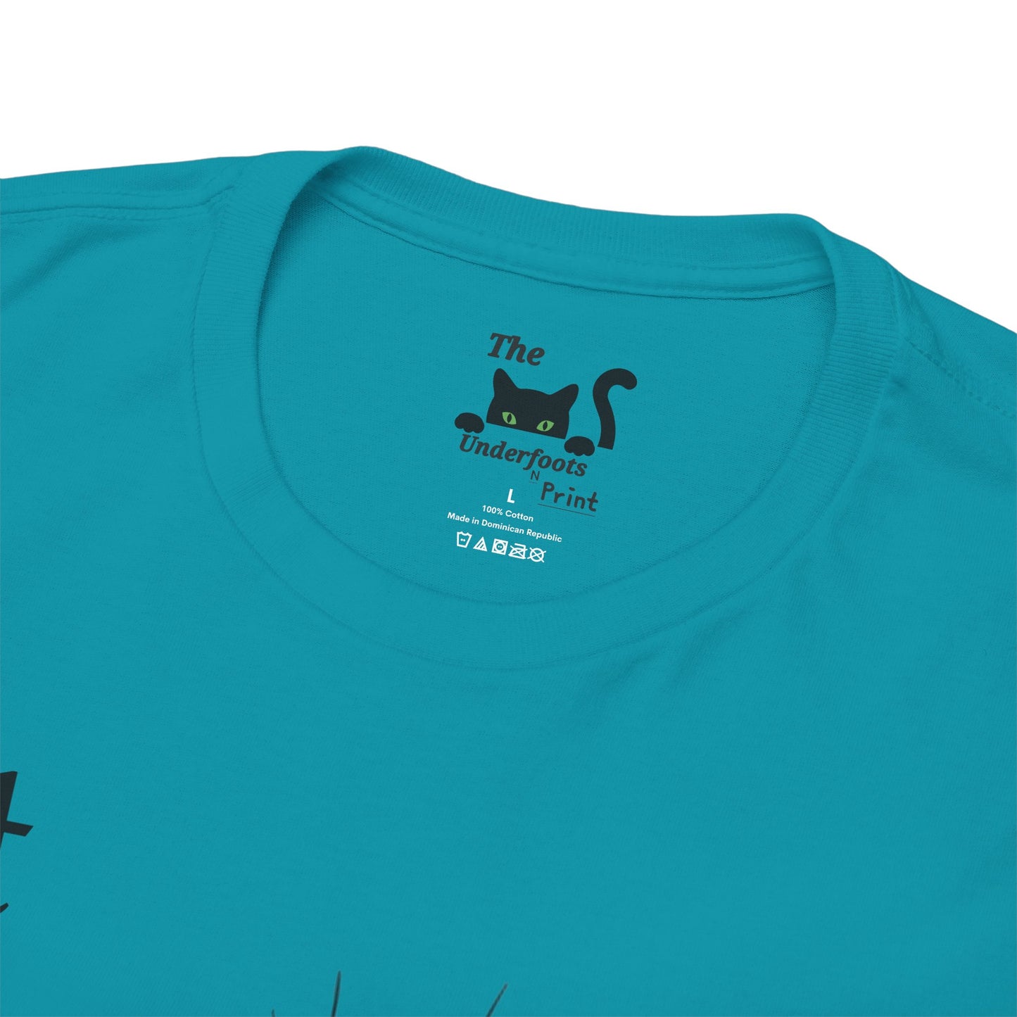 Let a cat rescue you Unisex Heavy Cotton Cat Tee