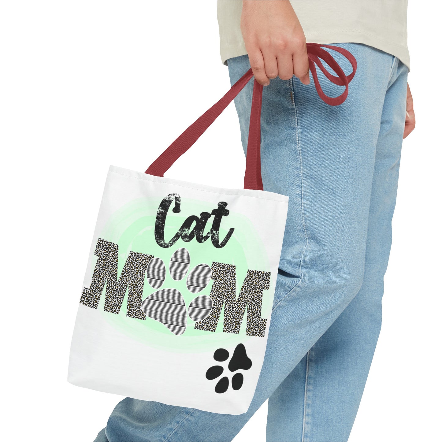 Cat Mom Tote Bag (AOP)