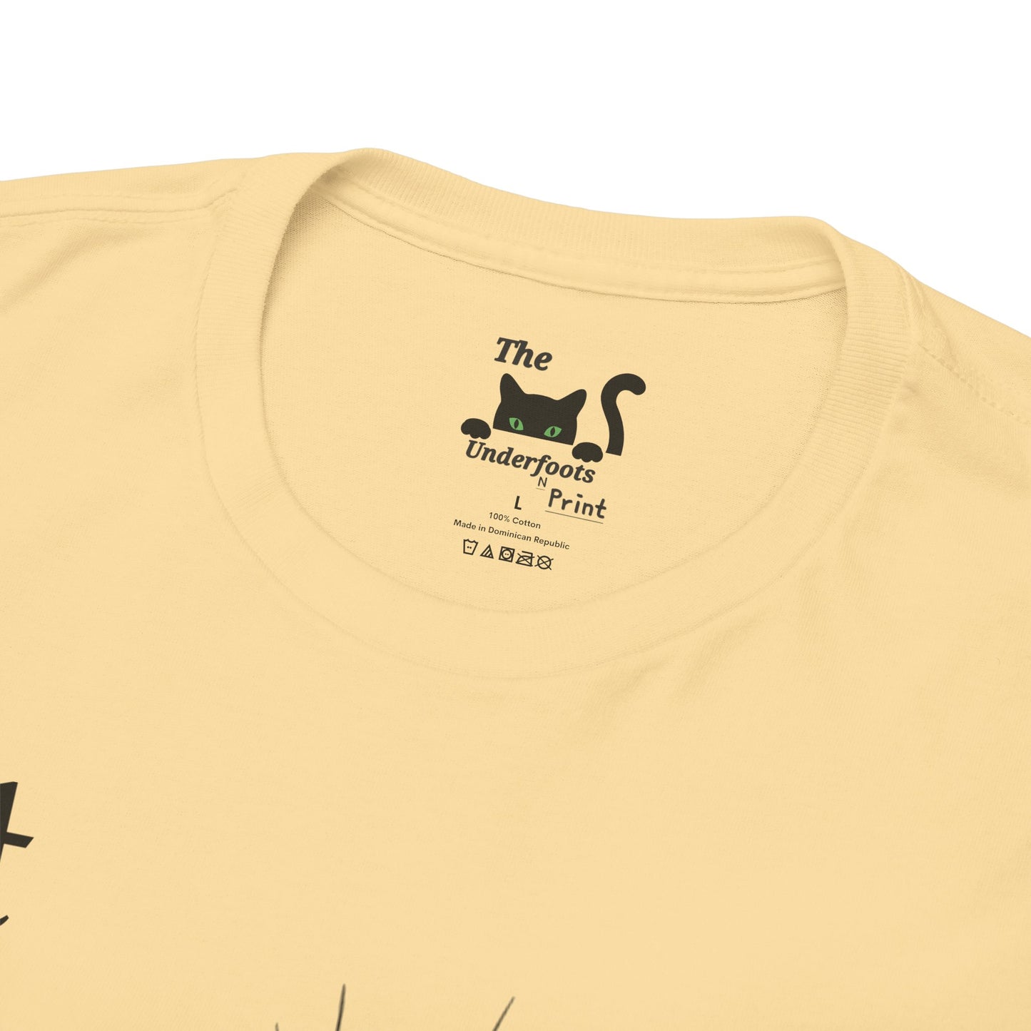 Let a cat rescue you Unisex Heavy Cotton Cat Tee