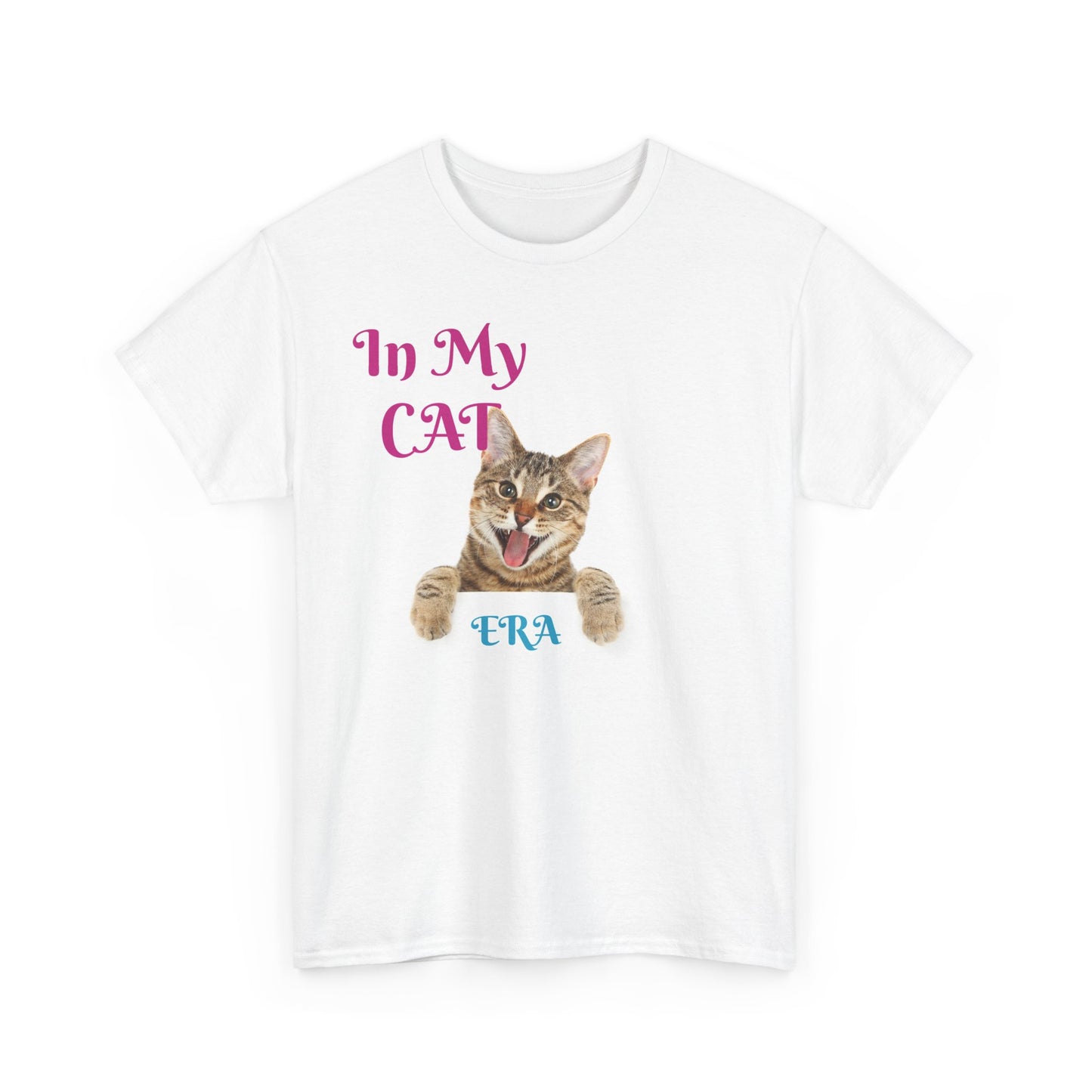 Unisex Heavy Cotton Tee, Cat Era Collection