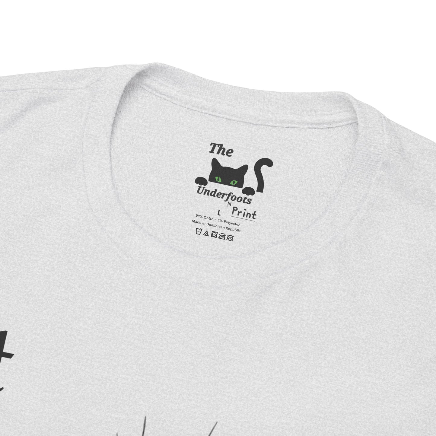 Let a cat rescue you Unisex Heavy Cotton Cat Tee