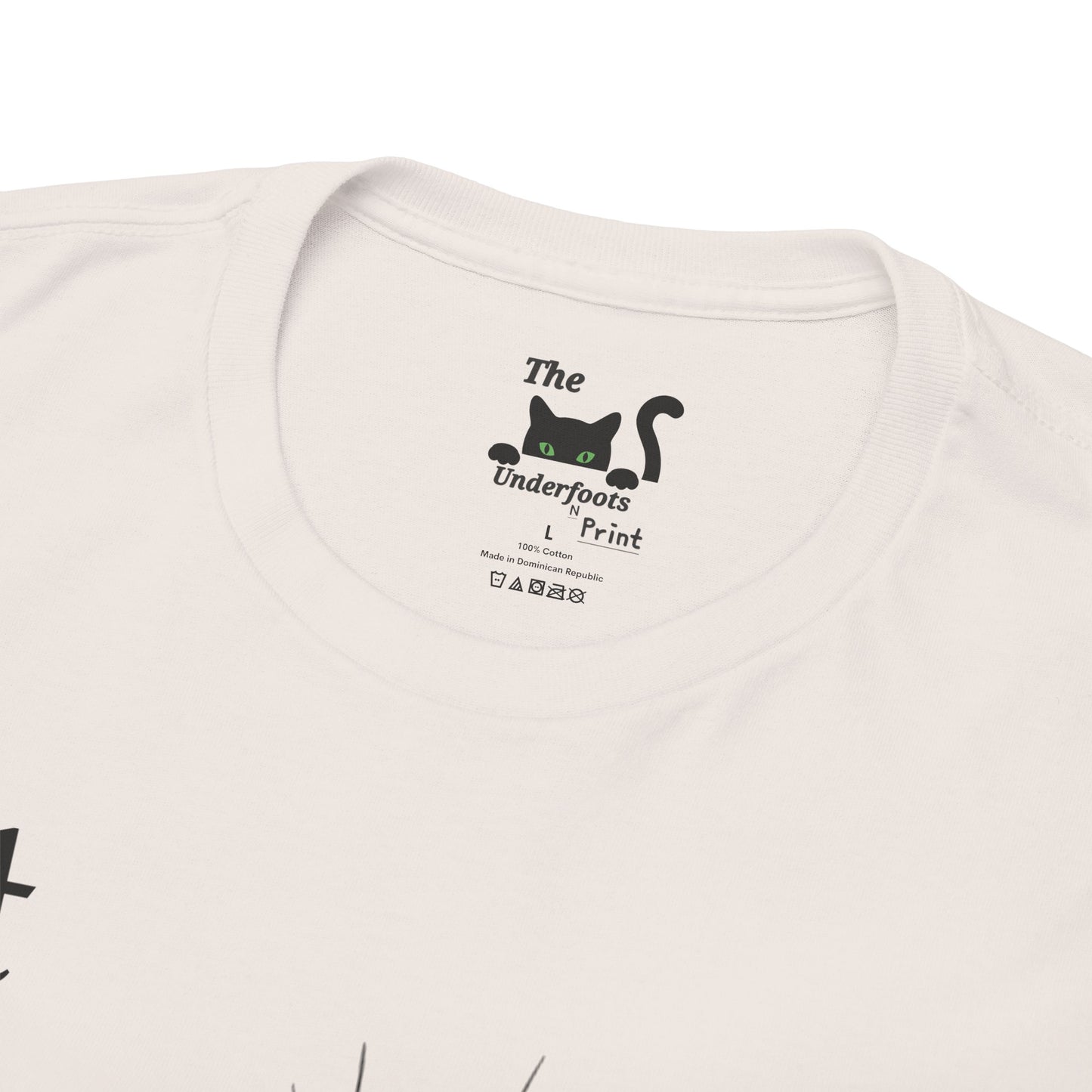 Let a cat rescue you Unisex Heavy Cotton Cat Tee