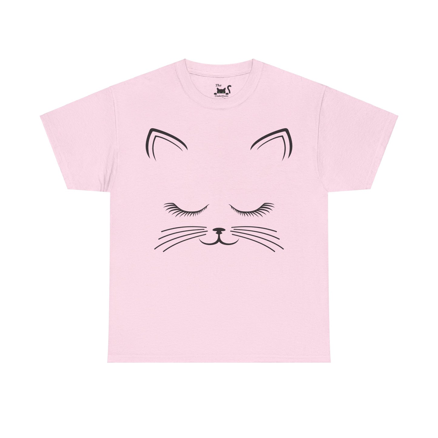 Cat Face Unisex Heavy Cotton Tee