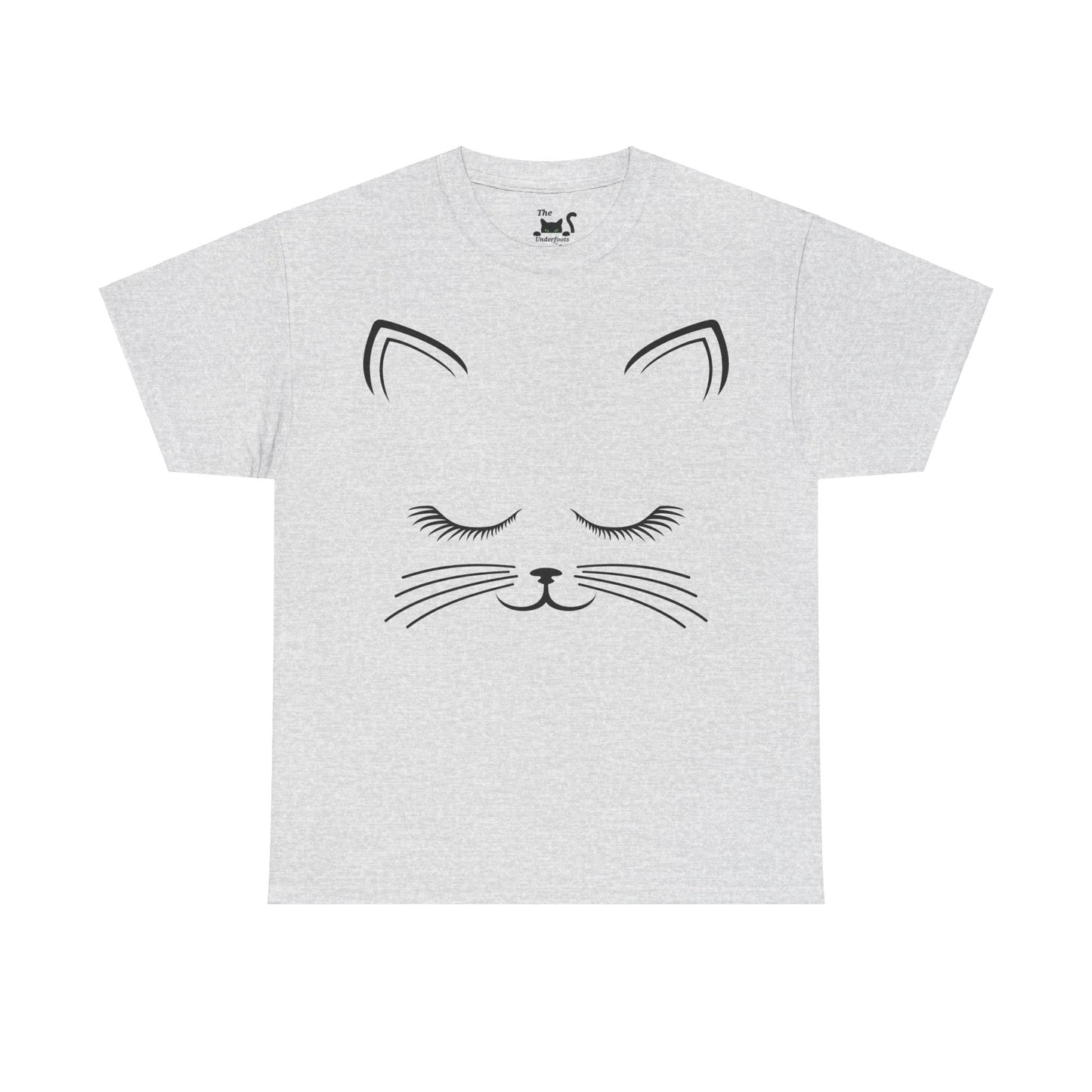 Cat Face Unisex Heavy Cotton Tee