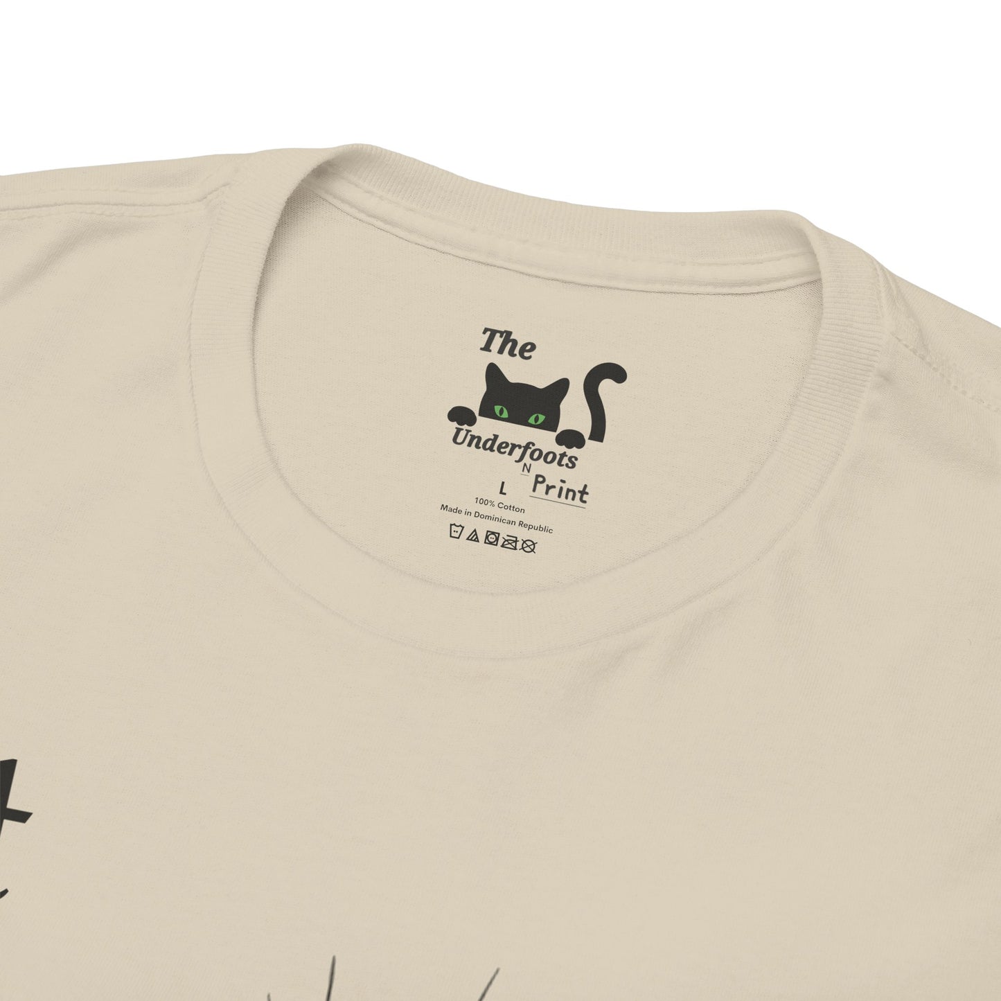 Let a cat rescue you Unisex Heavy Cotton Cat Tee