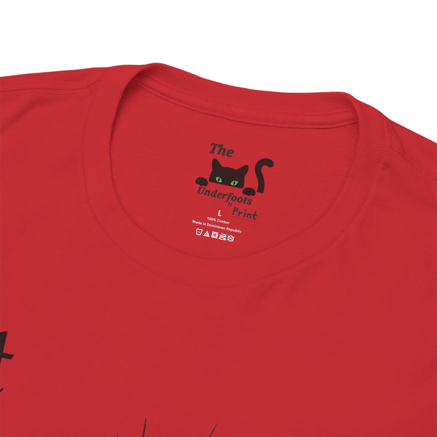 Let a cat rescue you Unisex Heavy Cotton Cat Tee