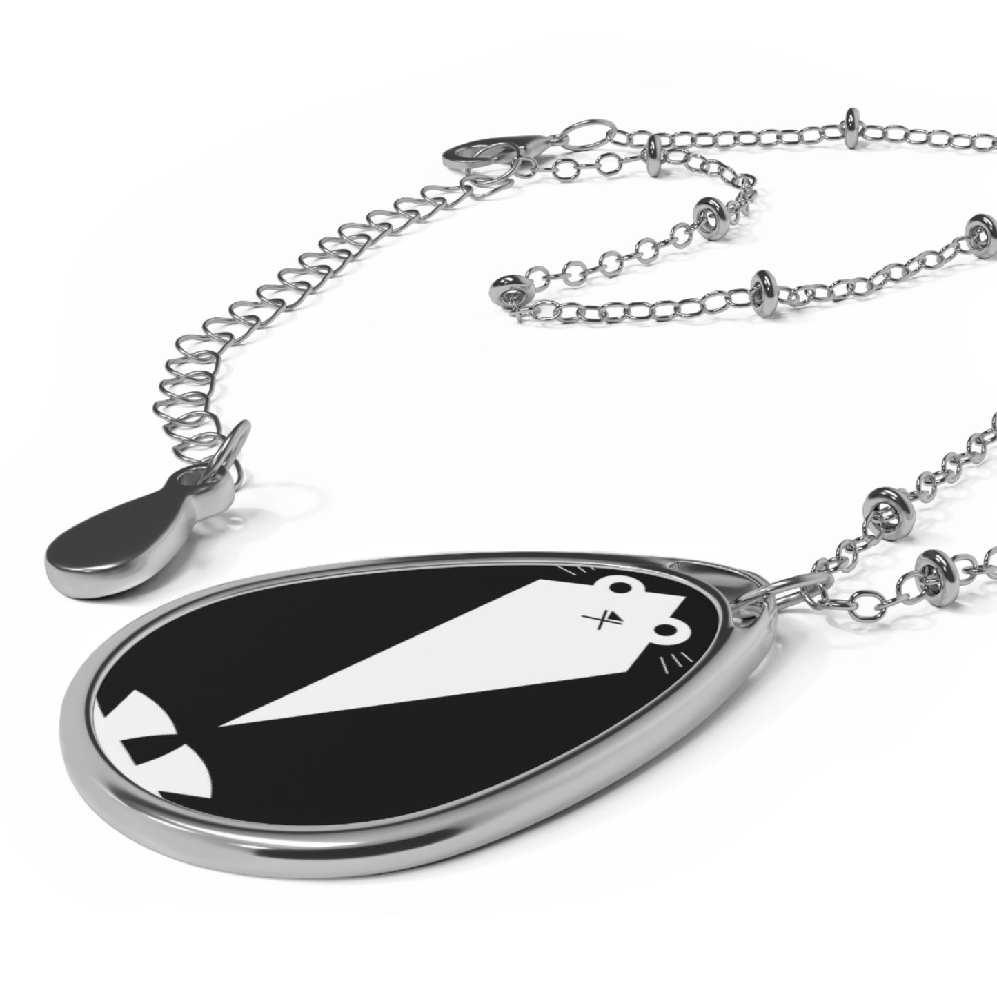 Oval Cat Necklace,