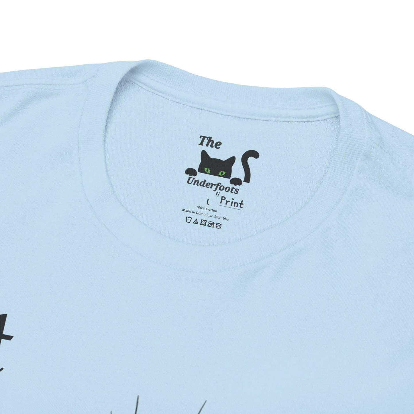 Let a cat rescue you Unisex Heavy Cotton Cat Tee