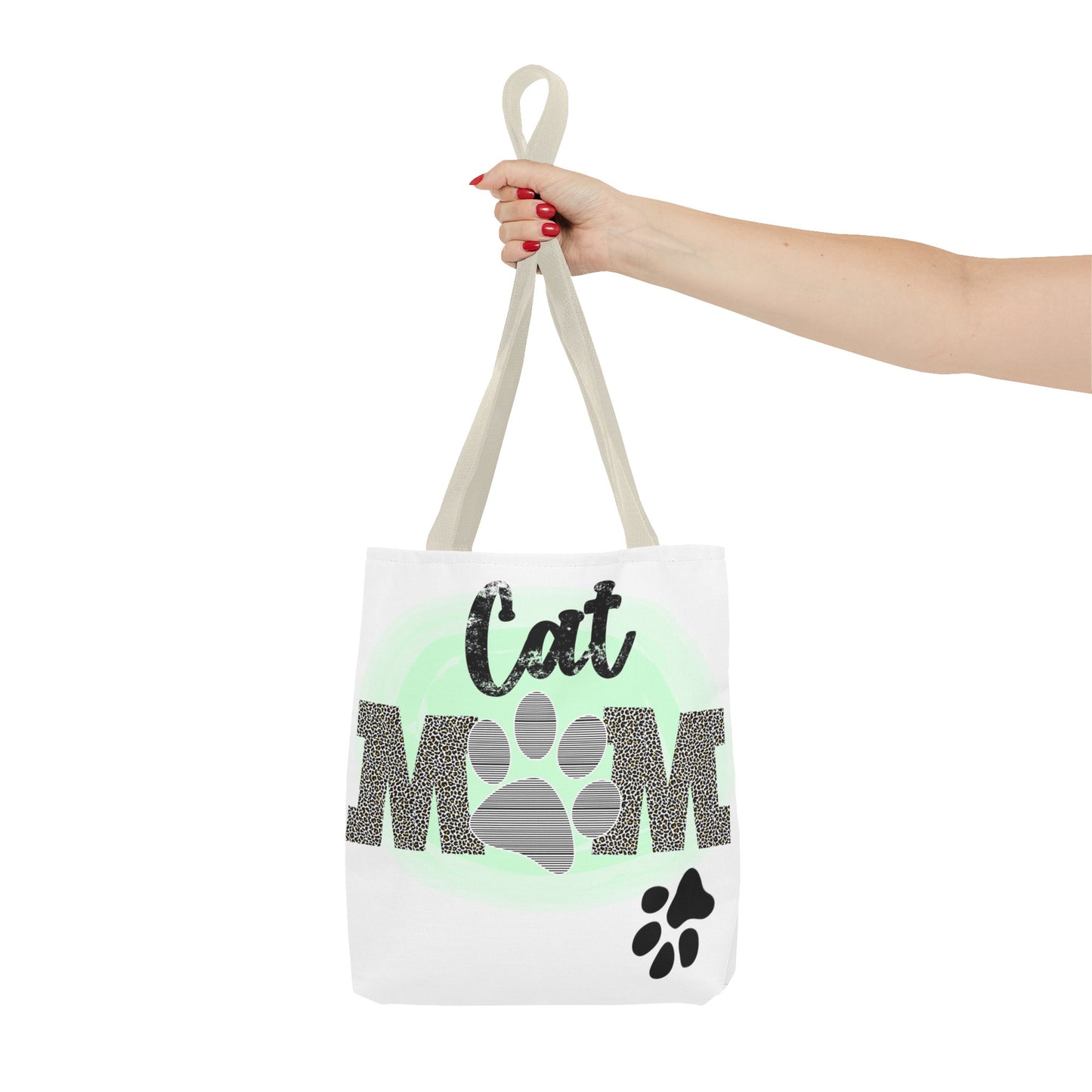 Cat Mom Tote Bag (AOP)
