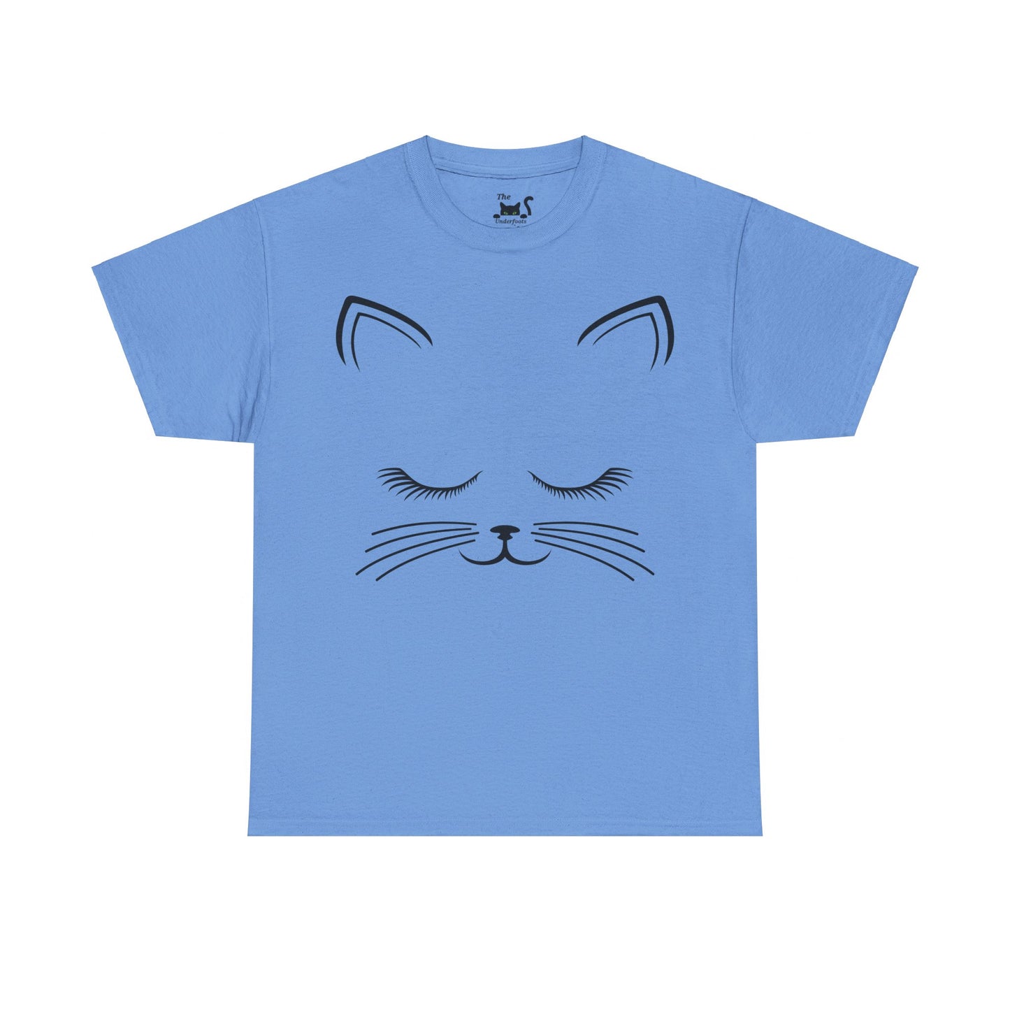 Cat Face Unisex Heavy Cotton Tee