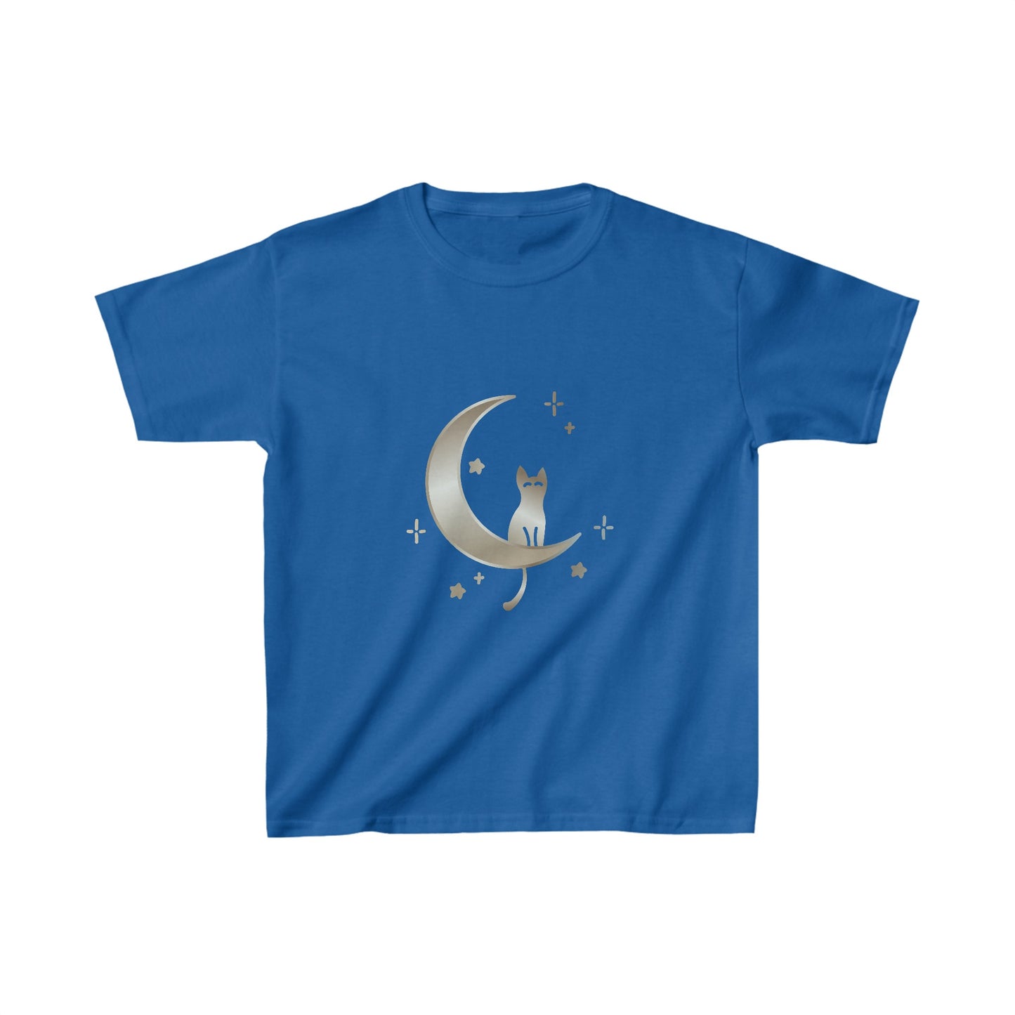 Cat moon stars Kids Heavy Cotton™ Tee