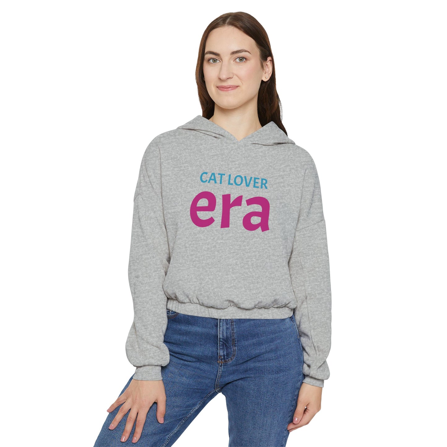 Cat era- Fur-Ever-More Women's Cinched Bottom Hoodie