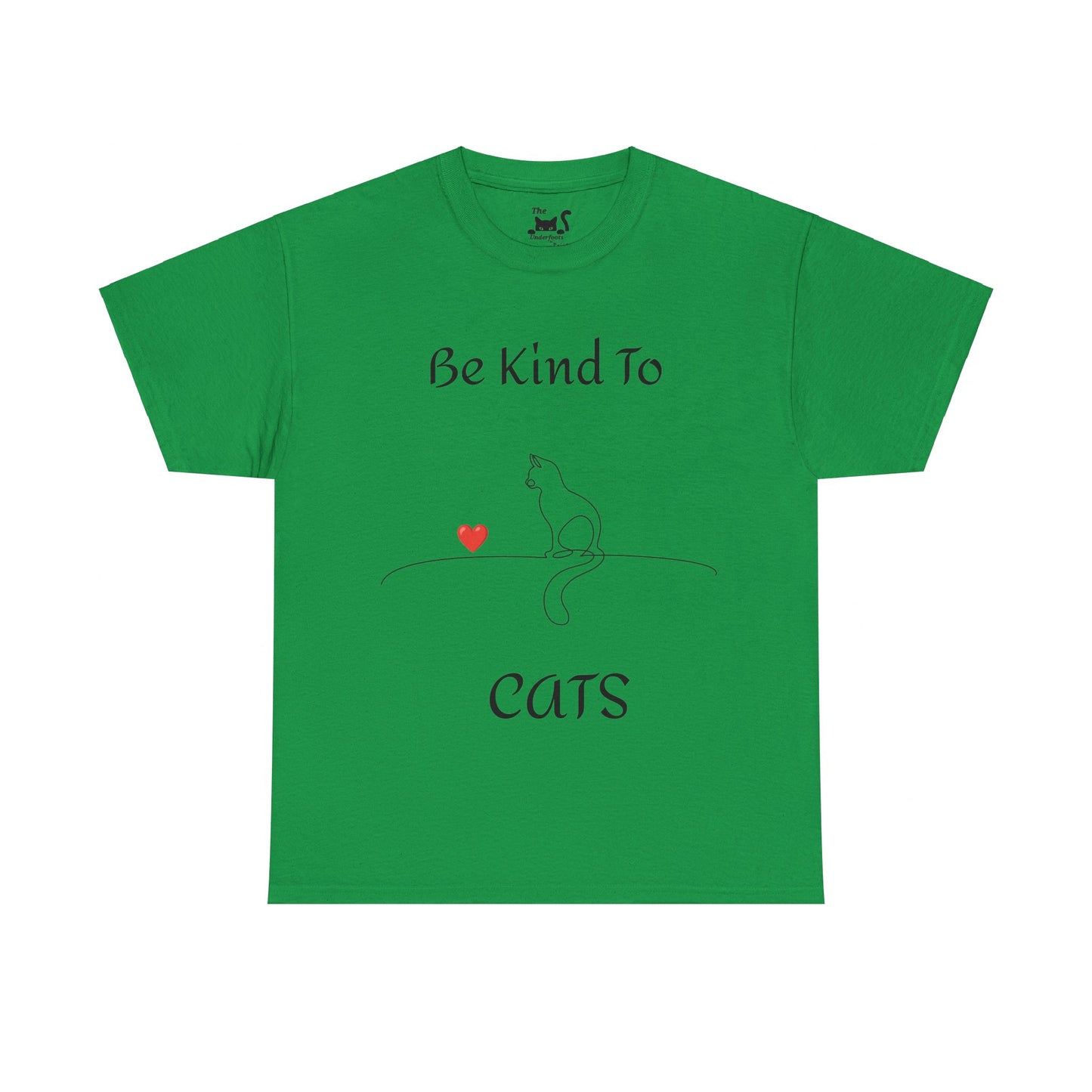 Be Kind to Cats Unisex Heavy Cotton Gildan 5000 Tee