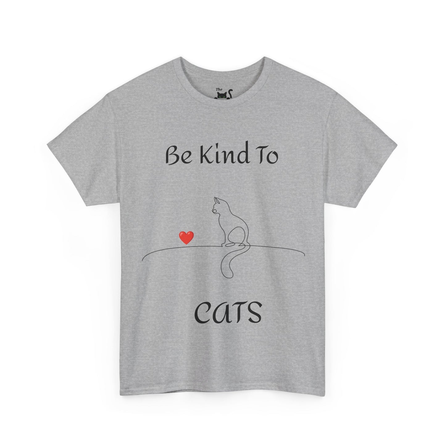 Be Kind to Cats Unisex Heavy Cotton Gildan 5000 Tee