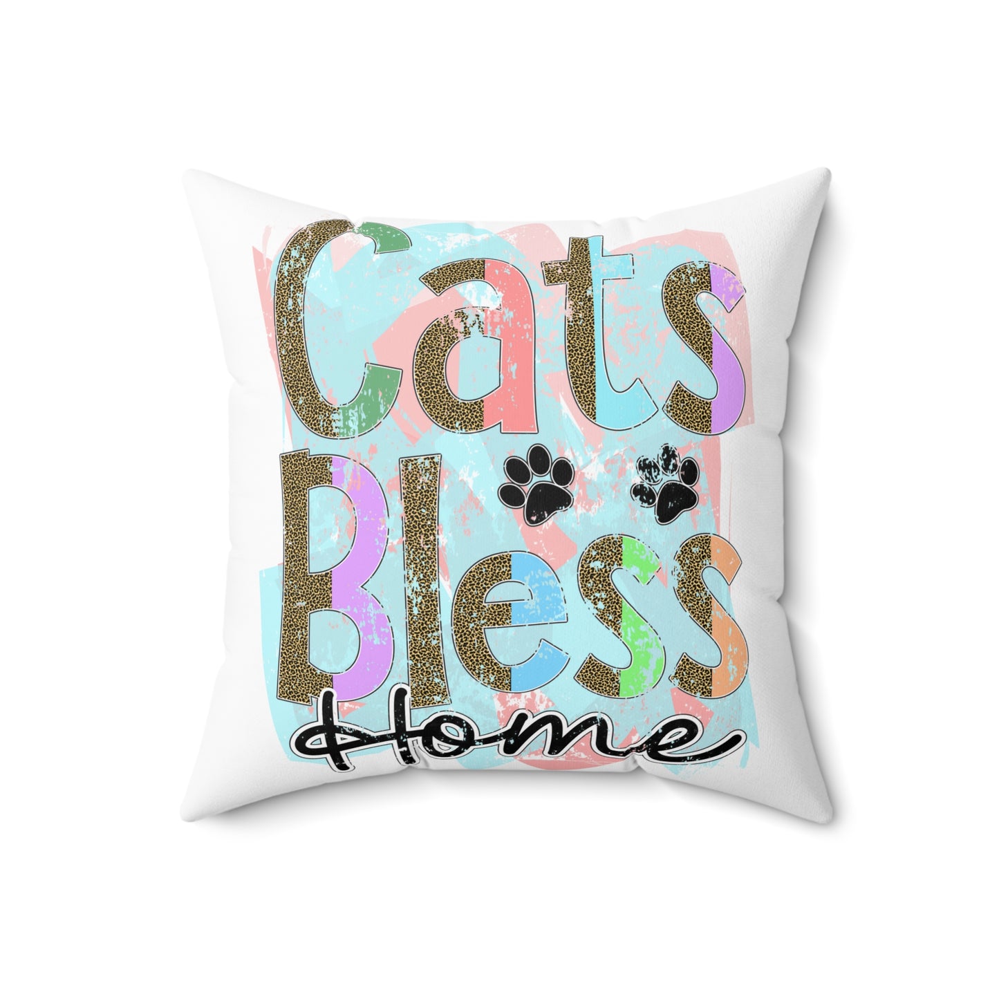 Spun Polyester Square Pillow