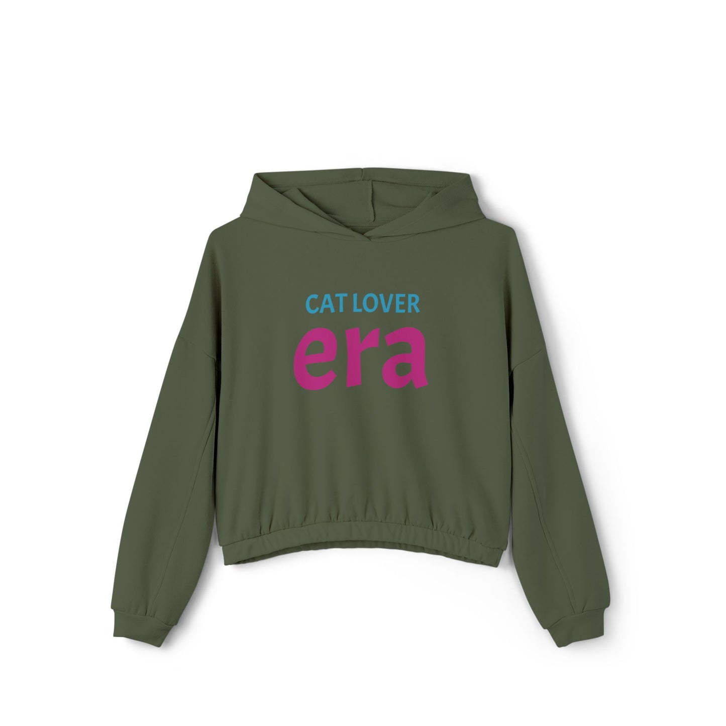 Cat era- Fur-Ever-More Women's Cinched Bottom Hoodie