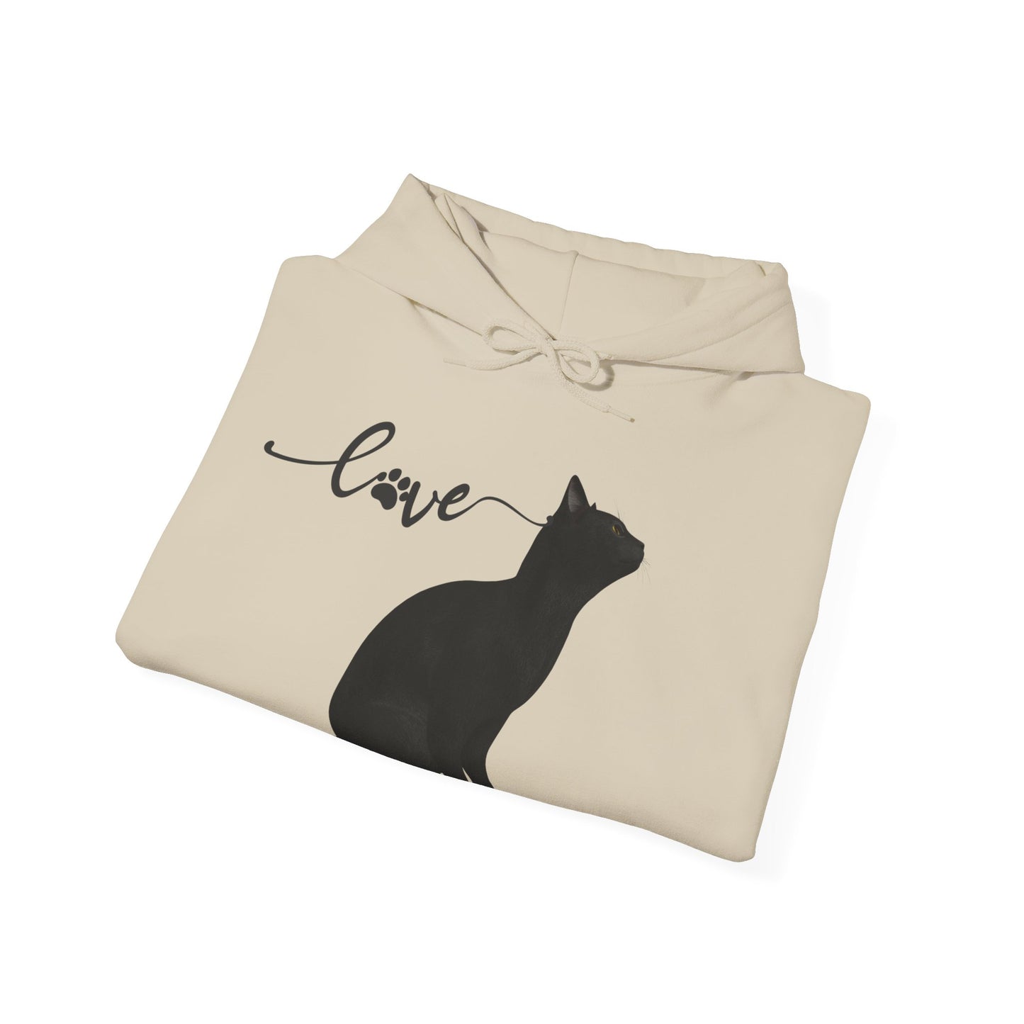 Love cat Unisex Heavy Blend™ Hooded Sweatshirt Cat Love