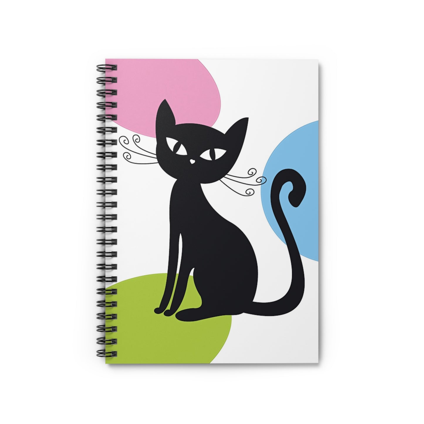 Spiral Notebook - Ruled Line Cat