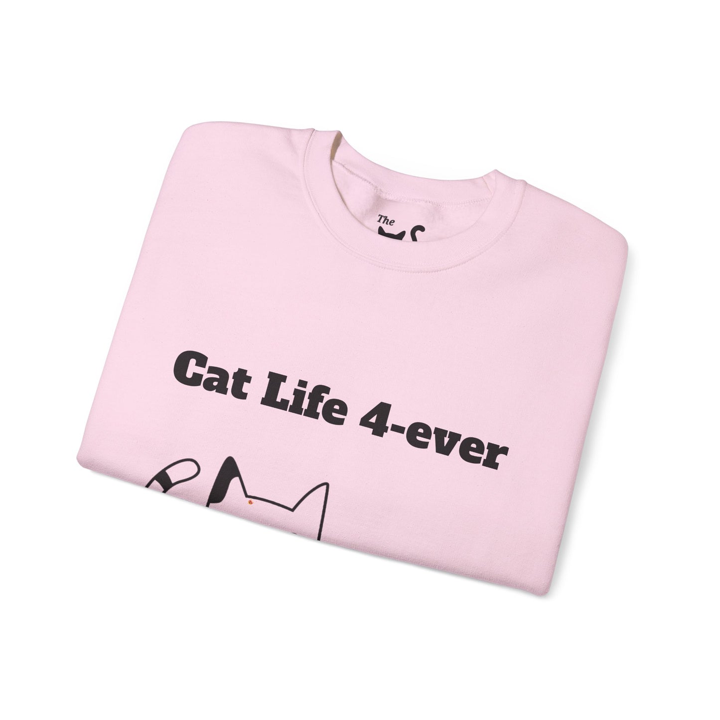 This Unisex Heavy Blend™ Crewneck Sweatshirt is Cat Comfy