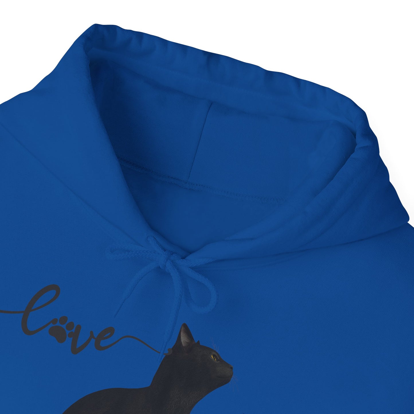 Love cat Unisex Heavy Blend™ Hooded Sweatshirt Cat Love