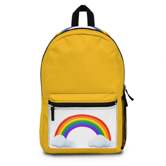 Rainbow yellow Backpack