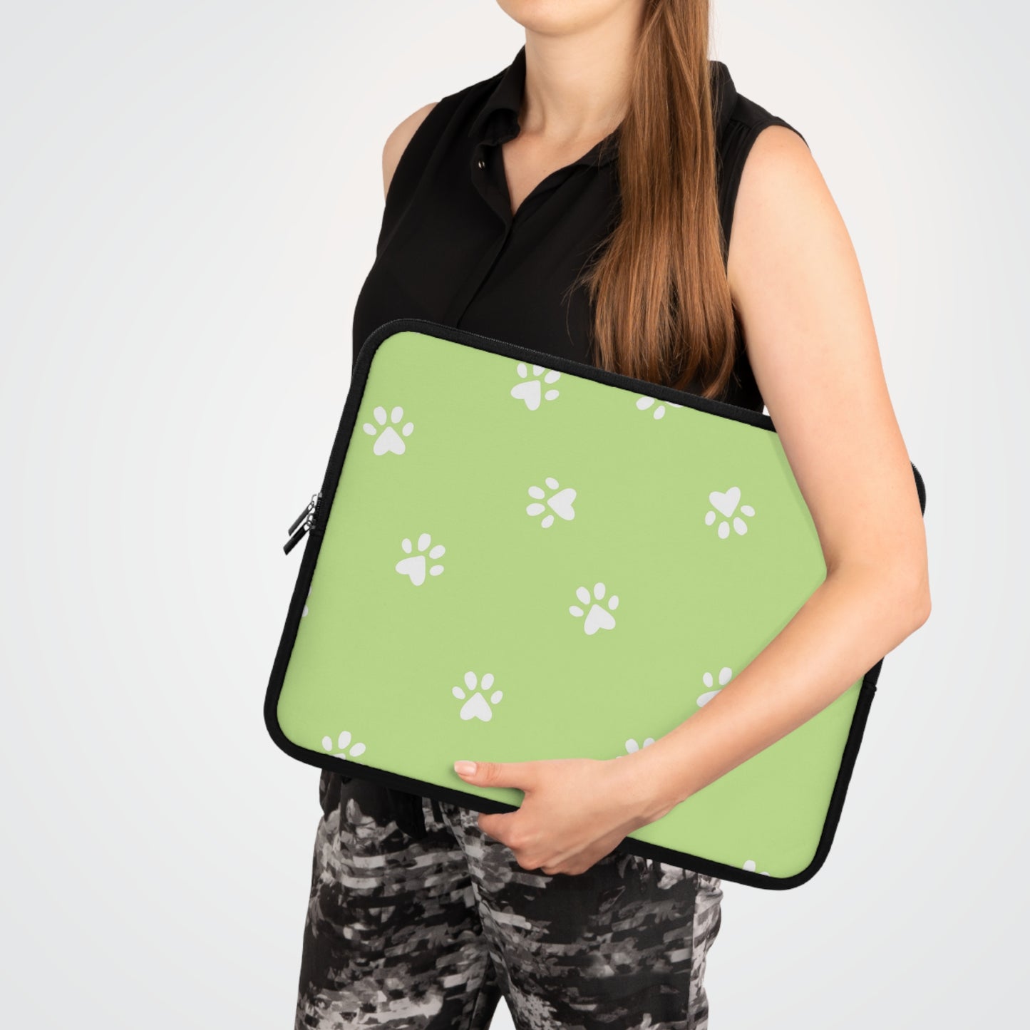 Cat Lover paw print Laptop Sleeve