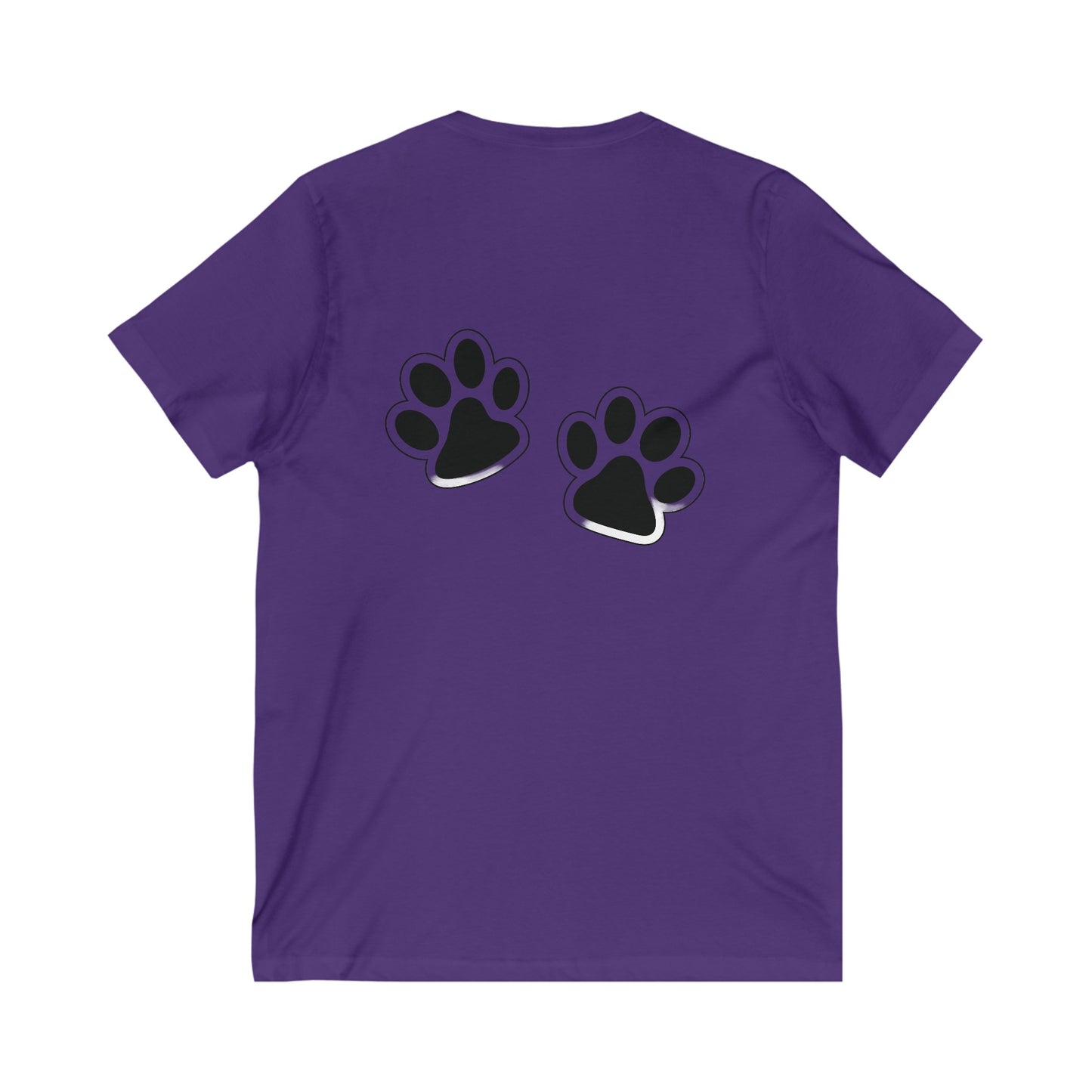 Cat mom Unisex Jersey Short Sleeve V-Neck Tee