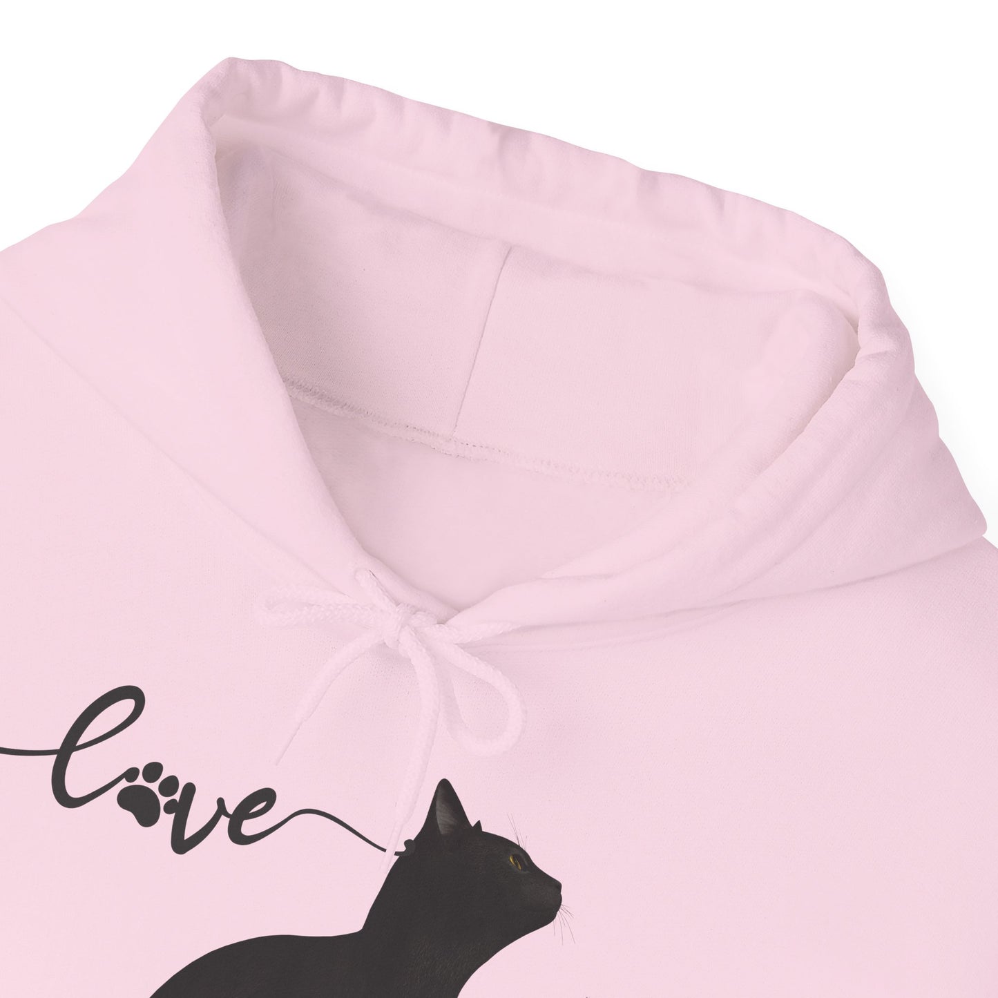 Love cat Unisex Heavy Blend™ Hooded Sweatshirt Cat Love