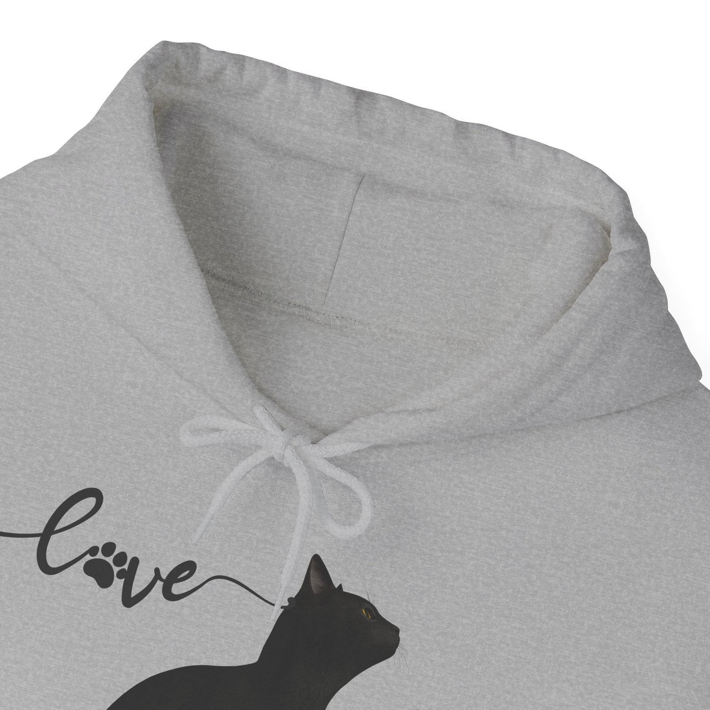 Love cat Unisex Heavy Blend™ Hooded Sweatshirt Cat Love