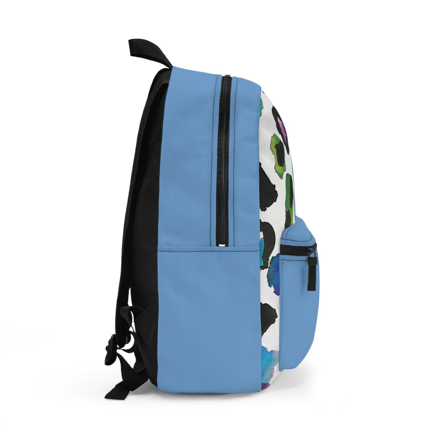 Blue/multi color animal print Backpack