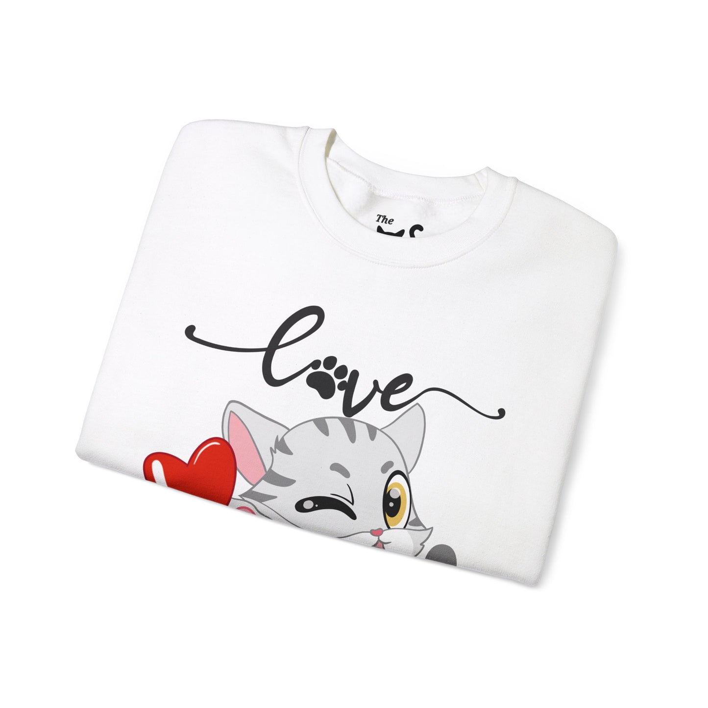 Cats are love ❤️ Unisex Heavy Blend™ Crewneck Sweatshirt