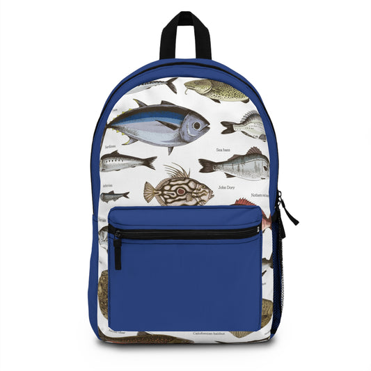 Blue fish Backpack