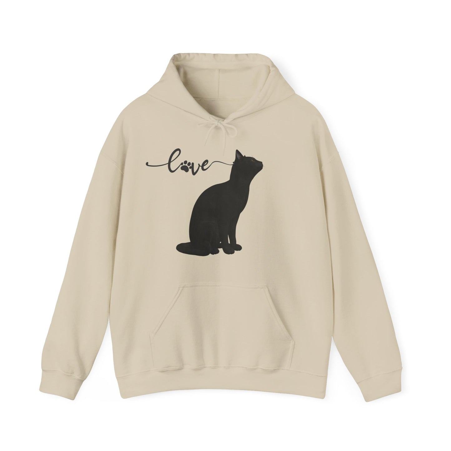 Love cat Unisex Heavy Blend™ Hooded Sweatshirt Cat Love