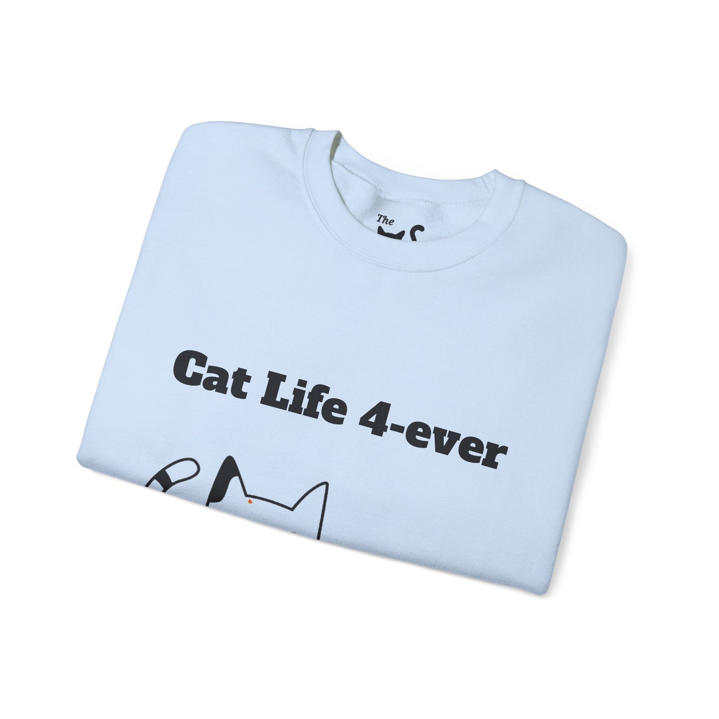 This Unisex Heavy Blend™ Crewneck Sweatshirt is Cat Comfy