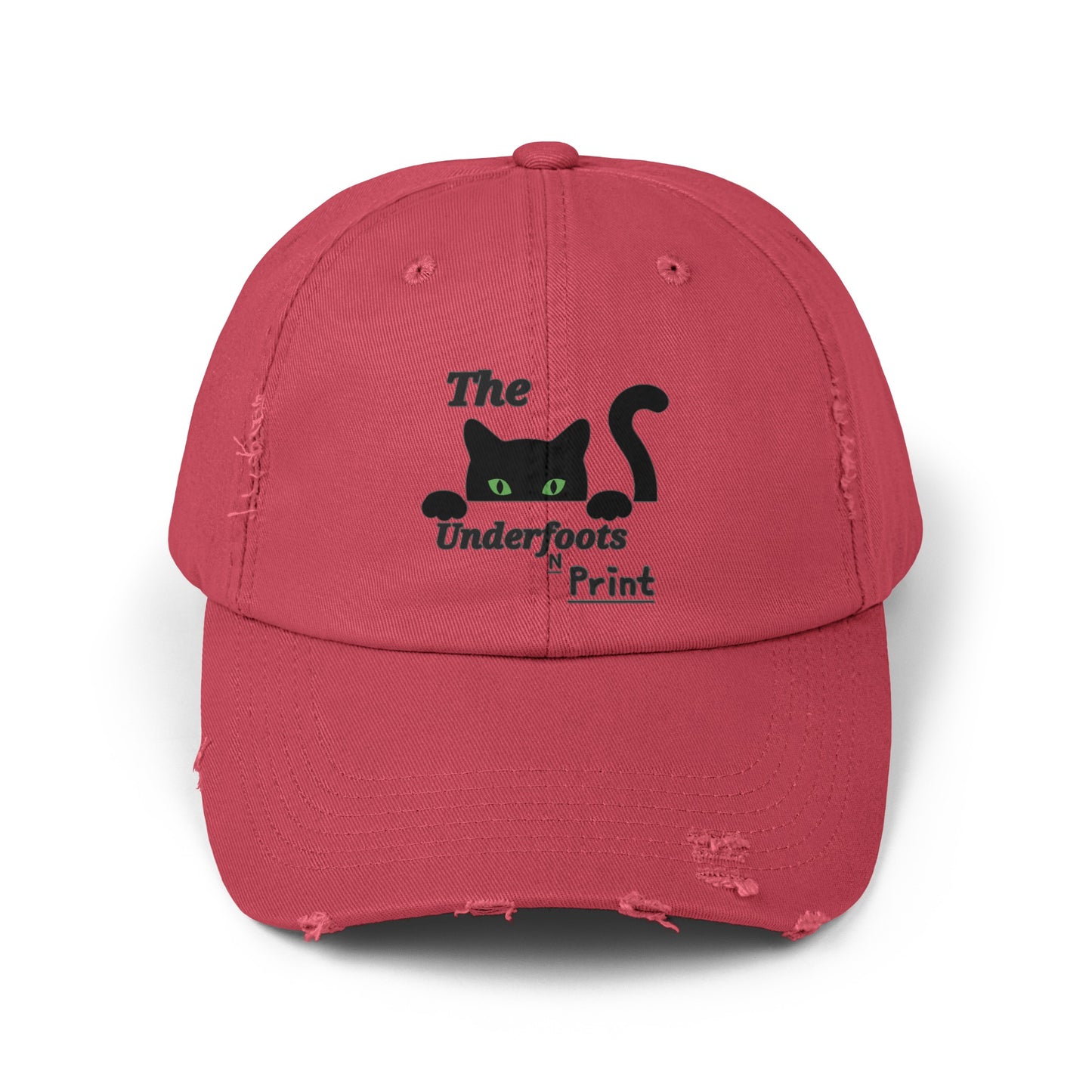 The Underfoots-N-Print Unisex Distressed Cap