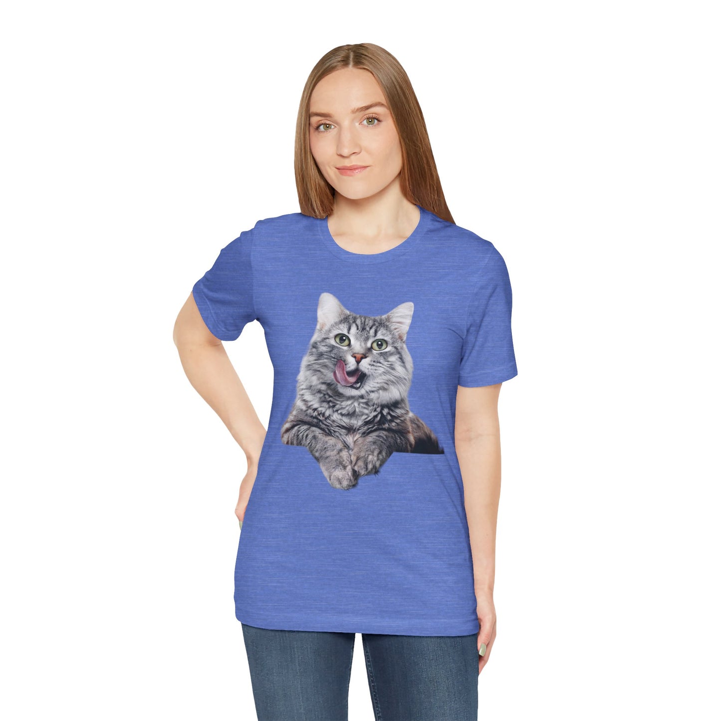 Grey Kitty Unisex Jersey Short Sleeve