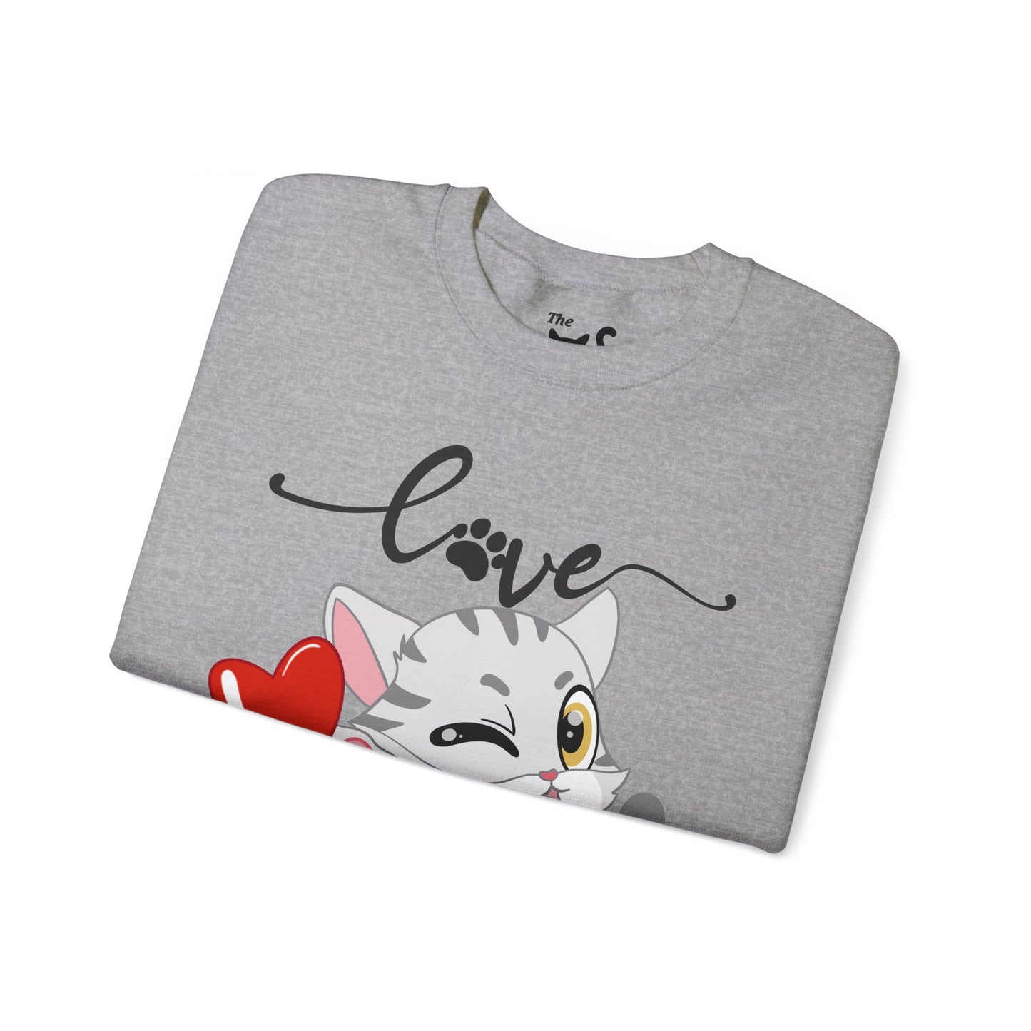 Cats are love ❤️ Unisex Heavy Blend™ Crewneck Sweatshirt