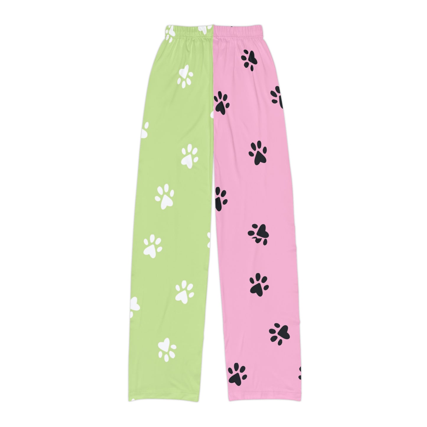 Kids Pajama Pants (AOP) Paw Print Jammies