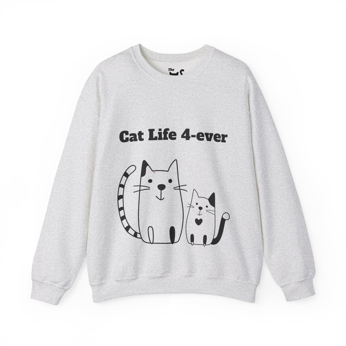 This Unisex Heavy Blend™ Crewneck Sweatshirt is Cat Comfy