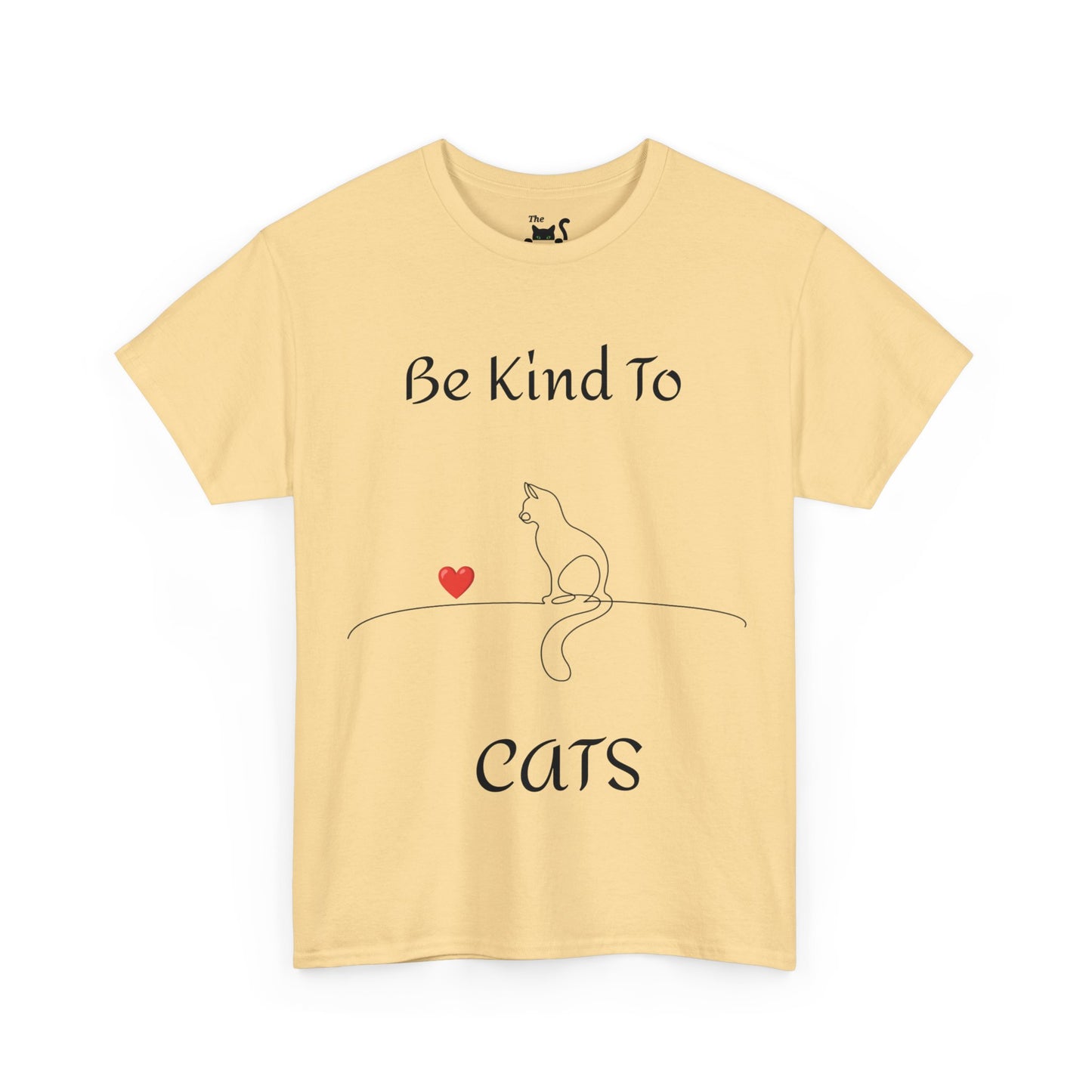 Be Kind to Cats Unisex Heavy Cotton Gildan 5000 Tee