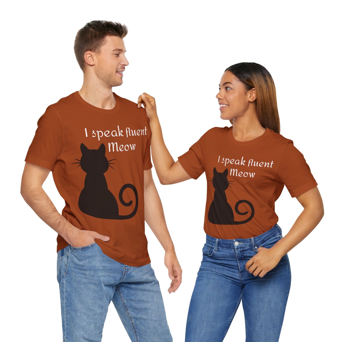 I speak fluent meow Unisex Jersey Short Sleeve Tee