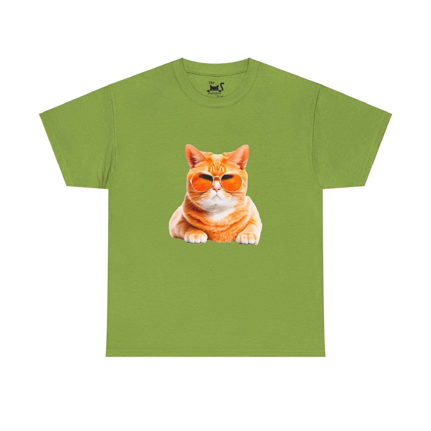 Orange cats are cool Unisex Heavy Cotton Orange CatTee