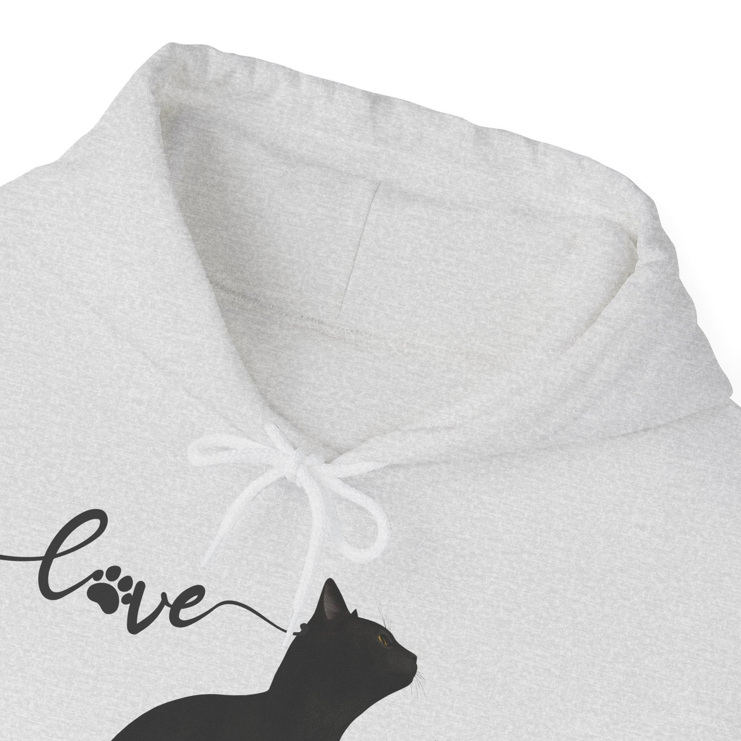 Love cat Unisex Heavy Blend™ Hooded Sweatshirt Cat Love