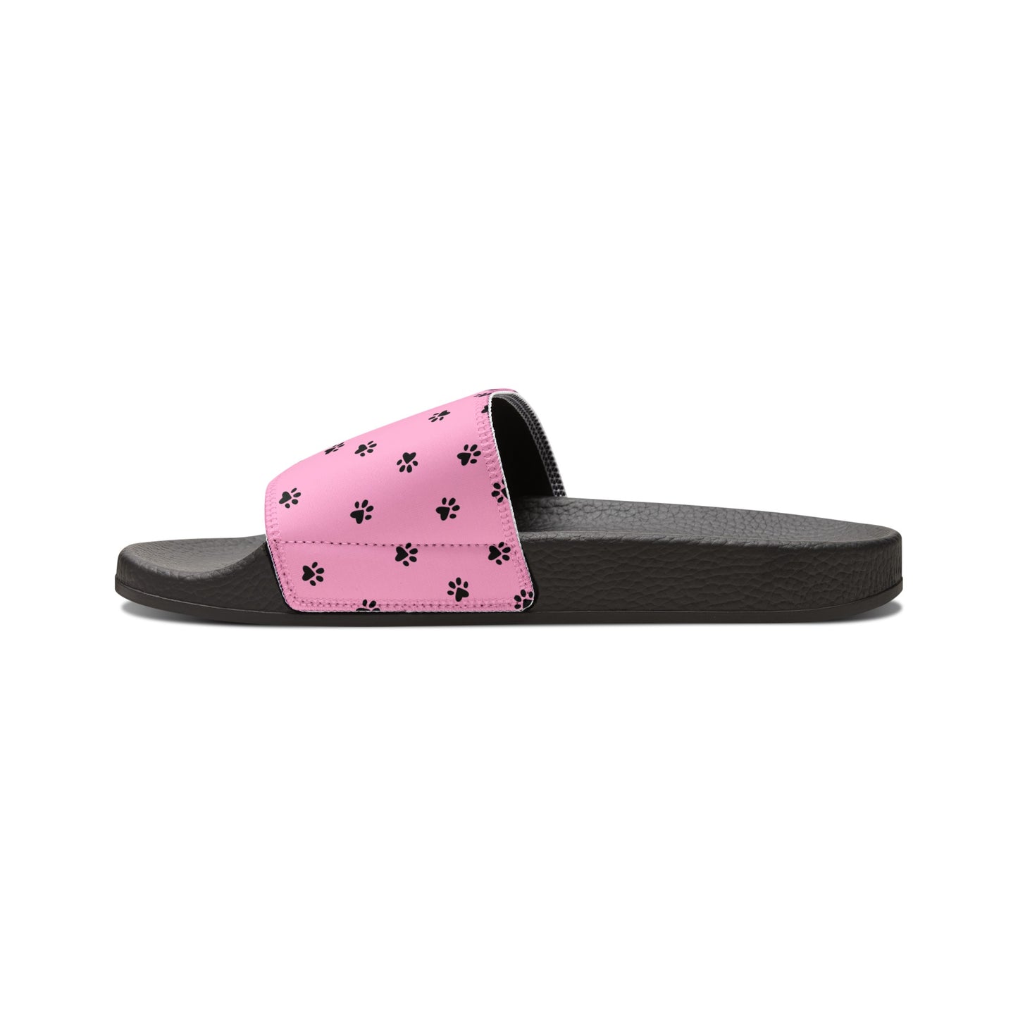 Youth Cat Print Removable-Strap Sandals