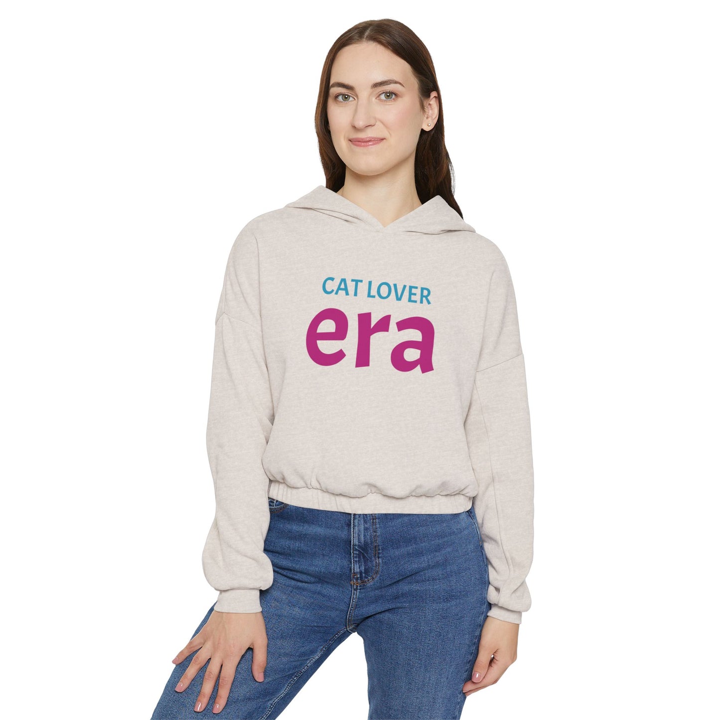 Cat era- Fur-Ever-More Women's Cinched Bottom Hoodie