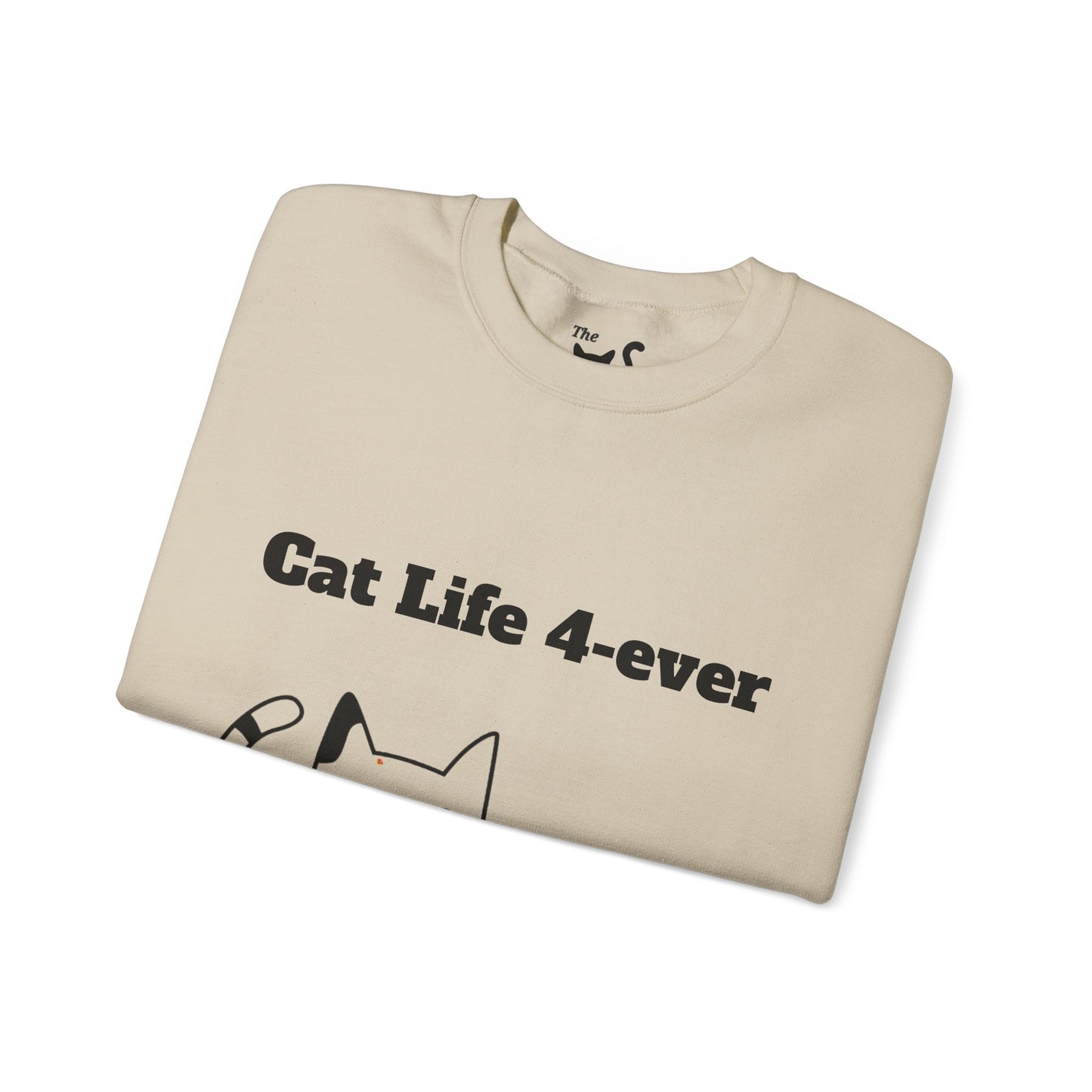 This Unisex Heavy Blend™ Crewneck Sweatshirt is Cat Comfy